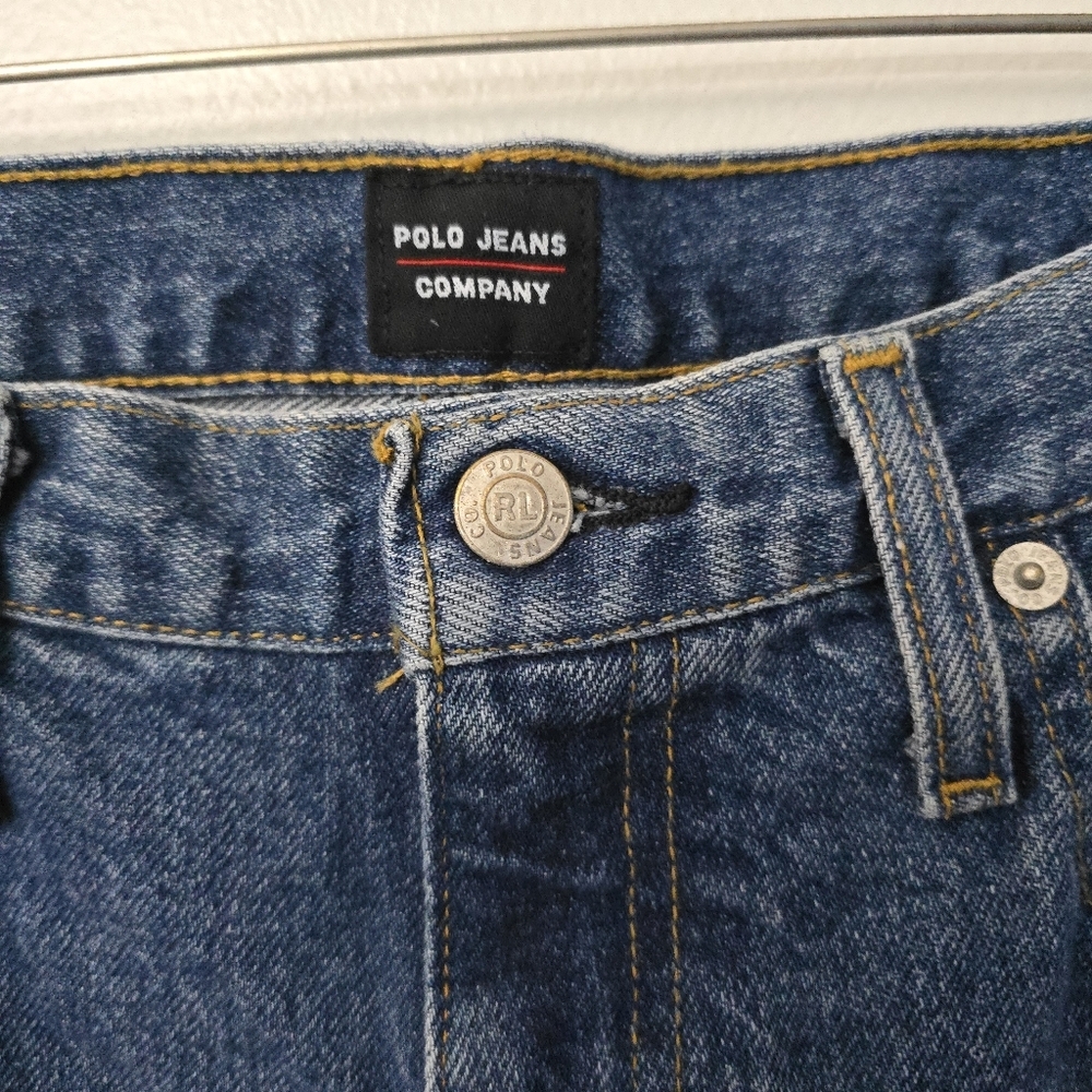Polo Jeans Company Ralph Lauren Mens Jeans Size 32x30 Straight Fit Denim - Picture 3 of 9